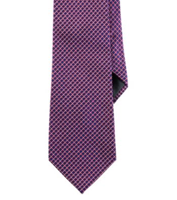 Lauren® Men's Fuschia Micro Jacquard Necktie