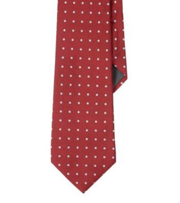 Lauren® Men's Red Jacquard Dot Necktie