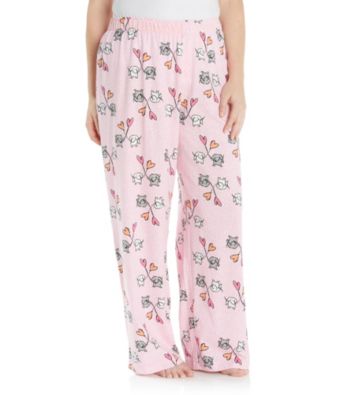 HUE® Plus Size Doxie Delight Knit Pants - Prism Pink