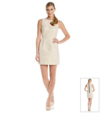 Kensie® Snake Print Brocade Dress