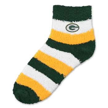 For Bare Feet Green Bay Packer Sleep Soft Socks