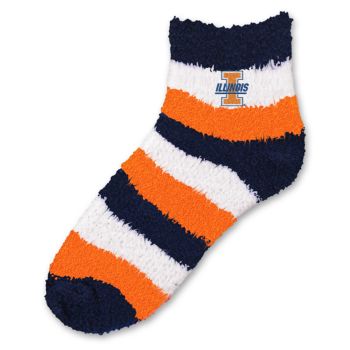 For Bare Feet University of Illinois Sleep Soft Socks