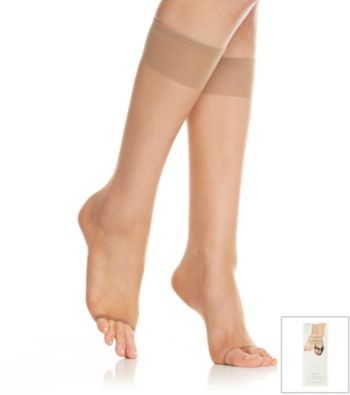 Berkshire® Natural Toeless Knee-High Stockings