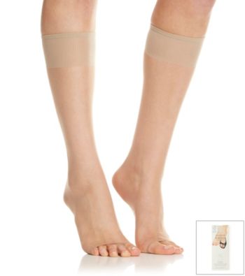 Berkshire® Nude Toeless Knee-High Stockings