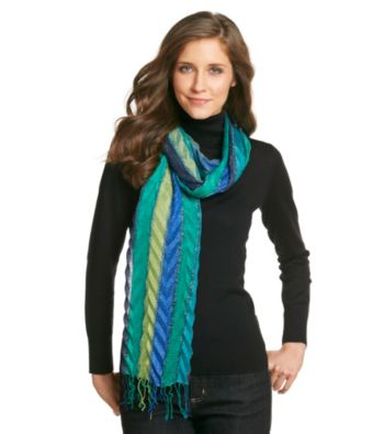 Collection 18 Chevron Multi Stripe Neckwrap