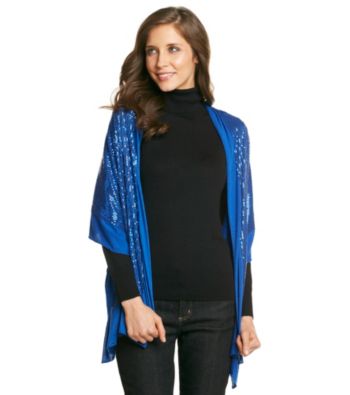 Collection 18 Solid Sequin Wrap
