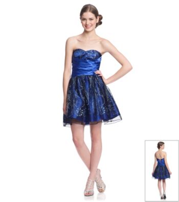 Hailey Logan Juniors' Glitter Party Dress