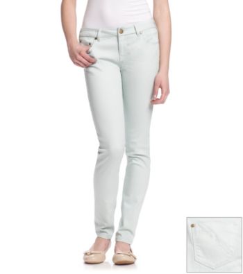 Fire® Juniors' Mint Skinny Jeans