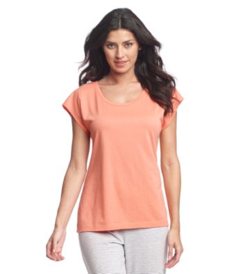 Relativity® Dolman Sleeve Solid Top - Coral Ice