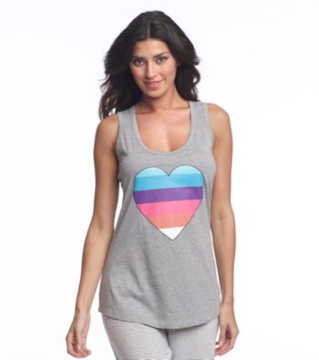 Relativity® Screenprint Tank - Grey Heart