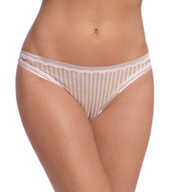 Warner's Secret Makeover Striped Thong
