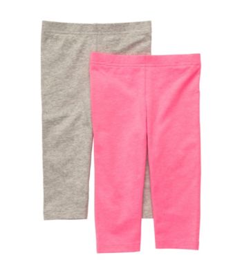 Carter's® Girls' 2T-4T Pink/Grey 2-pk. Leggings