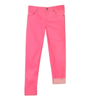 Amy Byer Girls' 7-16 Neon Pink Skinny Pants