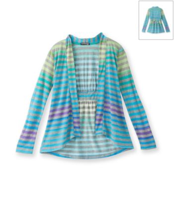 Eyeshadow® Girls' 7-16 Long Sleeve Striped Cozy