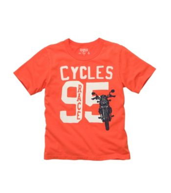 OshKosh B'Gosh Boys' 4-7 Orange Short Sleeve 