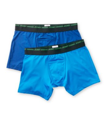 Jockey® Men's Balanced Blue/Blue Curacao Sport Performance 2-Pack Boxer Brief