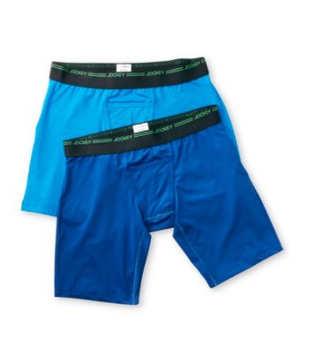 Jockey® Men's Balanced Blue/Blue Curacao Sport Performance 2-Pack Midway Brief