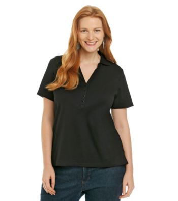 Studio Works® Plus Size Y-neck Polo