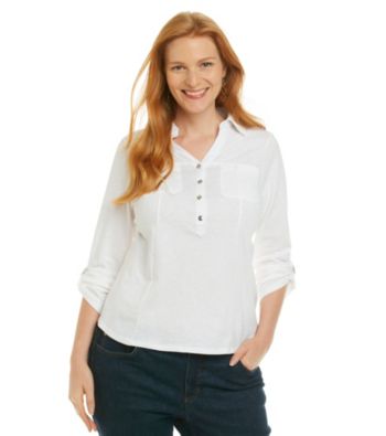 Studio Works® Plus Size Knit Henley