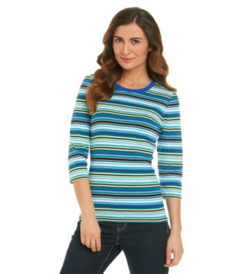 Studio Works® Striped Crewneck Tee