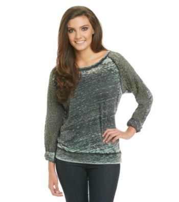 Awake Top with Lace Sleeves