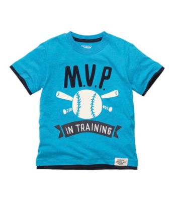 OshKosh B'Gosh® Boys' 2T-4T Turquoise Short Sleeve MVP Tee