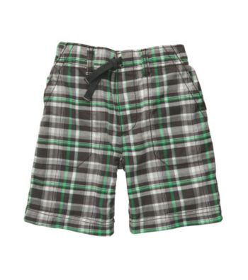 Carter's® Boys' 2T-7 Grey Plaid Pull-On Shorts