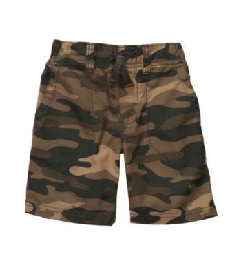 Carter's® Boys' 2T-7 Brown Camo Pull-On Shorts