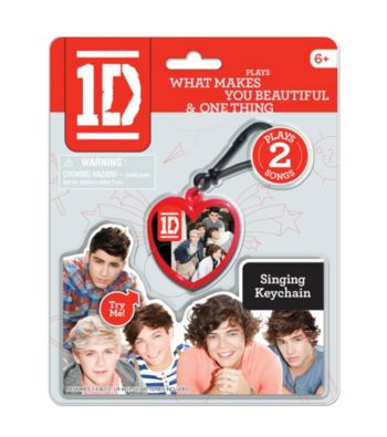 One Direction Heart Shaped Musical Keychain