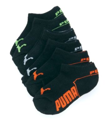 PUMA® Boys' 6-pk. Runner Socks - Black