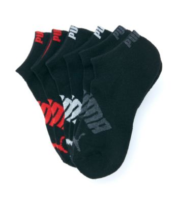 PUMA® Boys' 6-pk. Low Cut Socks - Black