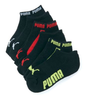PUMA® Boys' 6-pk. Runner Socks - Black