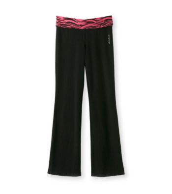 Mambo® Girls' 7-16 Zebra Yoga Pants