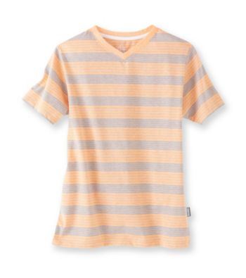 Mambo® Boys' 8-20 Short Sleeve Guster Striped V-Neck Tee