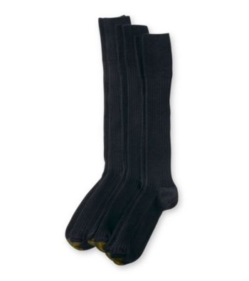 GOLD TOE® Men's Windsor Wool 3-Pack Over the Calf Socks
