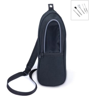 Picnic Time® 4 Stainless Steel BBQ Tools with Sling Tote