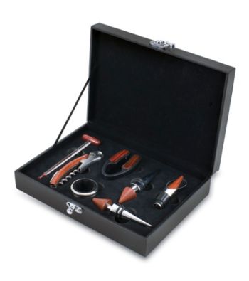 Picnic Time® 7-pc. Black Grenache Wine Accessory Box-