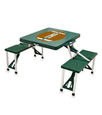 Picnic Time® Folding Table With Seats - Football