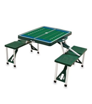 Picnic Time® Picnic Table with Football Field Imprint