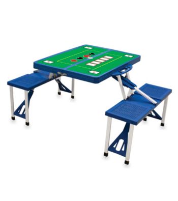 Picnic Time® Picnic Table with Poker Imprint