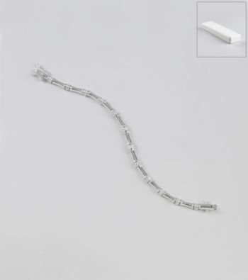 Marsala Sterling Silver and Diamond .25 ct. t.w Bracelet