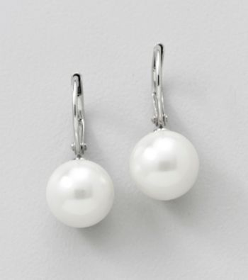 Lauren Ralph Lauren White Pearl Earrings