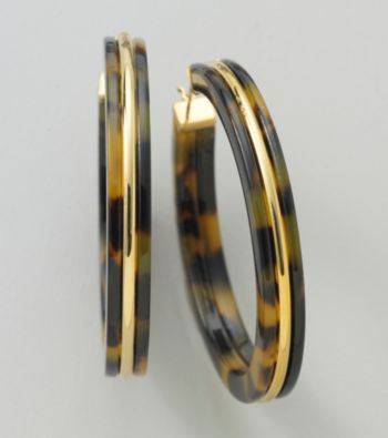 Lauren Ralph Lauren Large Tortoise Earrings