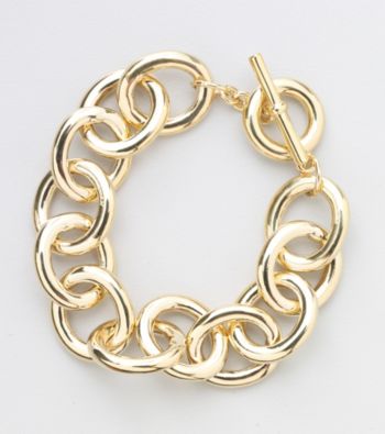 Lauren Ralph Lauren Goldtone Link Bracelet