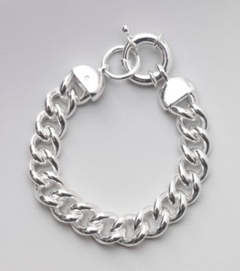 Lauren Ralph Lauren Silvertone Silver Chain Bracelet