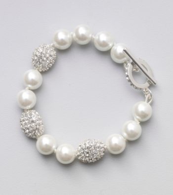 Lauren Ralph Lauren White Pearl Bracelet