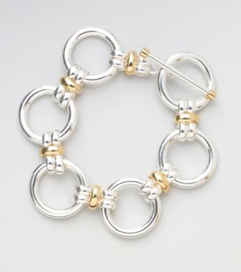 Lauren Ralph Lauren Large Two Tone Bracelet