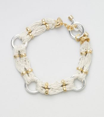 Lauren Ralph Lauren Two Tone Chain Bracelet