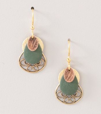 Silver Forest® Multi Layered Shape Earrings