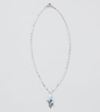 Silver Forest® Blue Hummingbird Necklace
